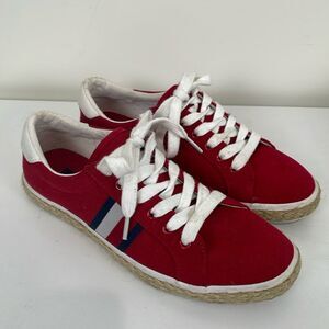 Tommy Hilfiger Sneakers Women’s 6.5 Red Espadrille Shore